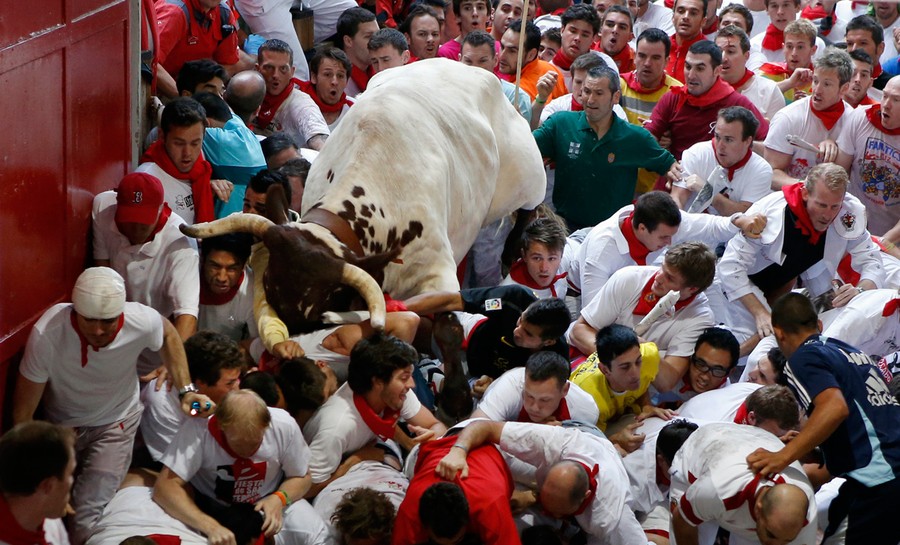 The Running of the Bulls 2012 - The Atlantic