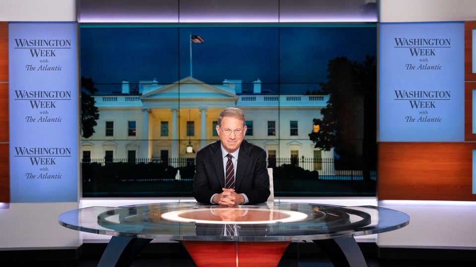 Jeffrey Goldberg on the set of "Washington Week with The Atlantic"