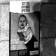 Hostage posters on a wall