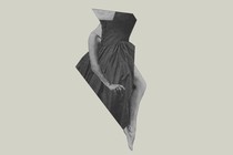 the outline of a body behind a dress