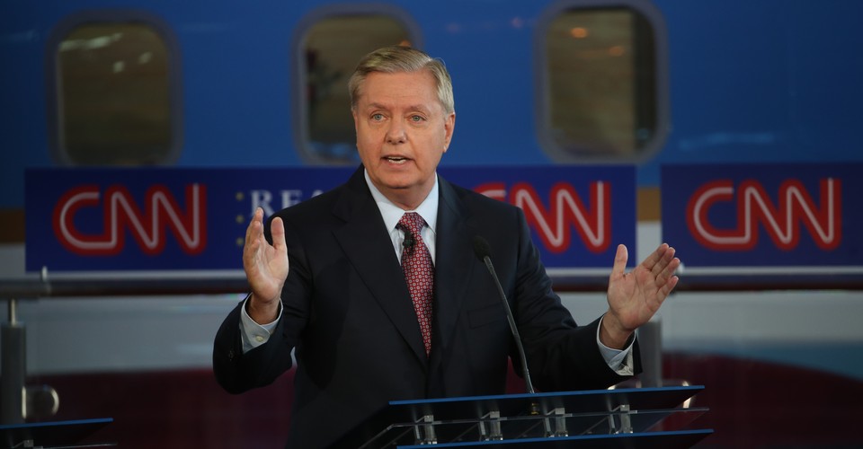 How Lindsey Graham Stood Out At The Happy Hour Debate The Atlantic