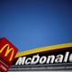 The logo of McDonald's is seen in Los Angeles, California.