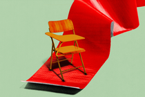 Chair and red tape