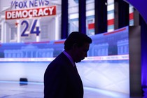 Shadow of Ron DeSantis