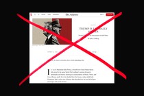 Image of fake headline