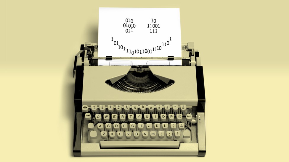 illustration of a typewriter