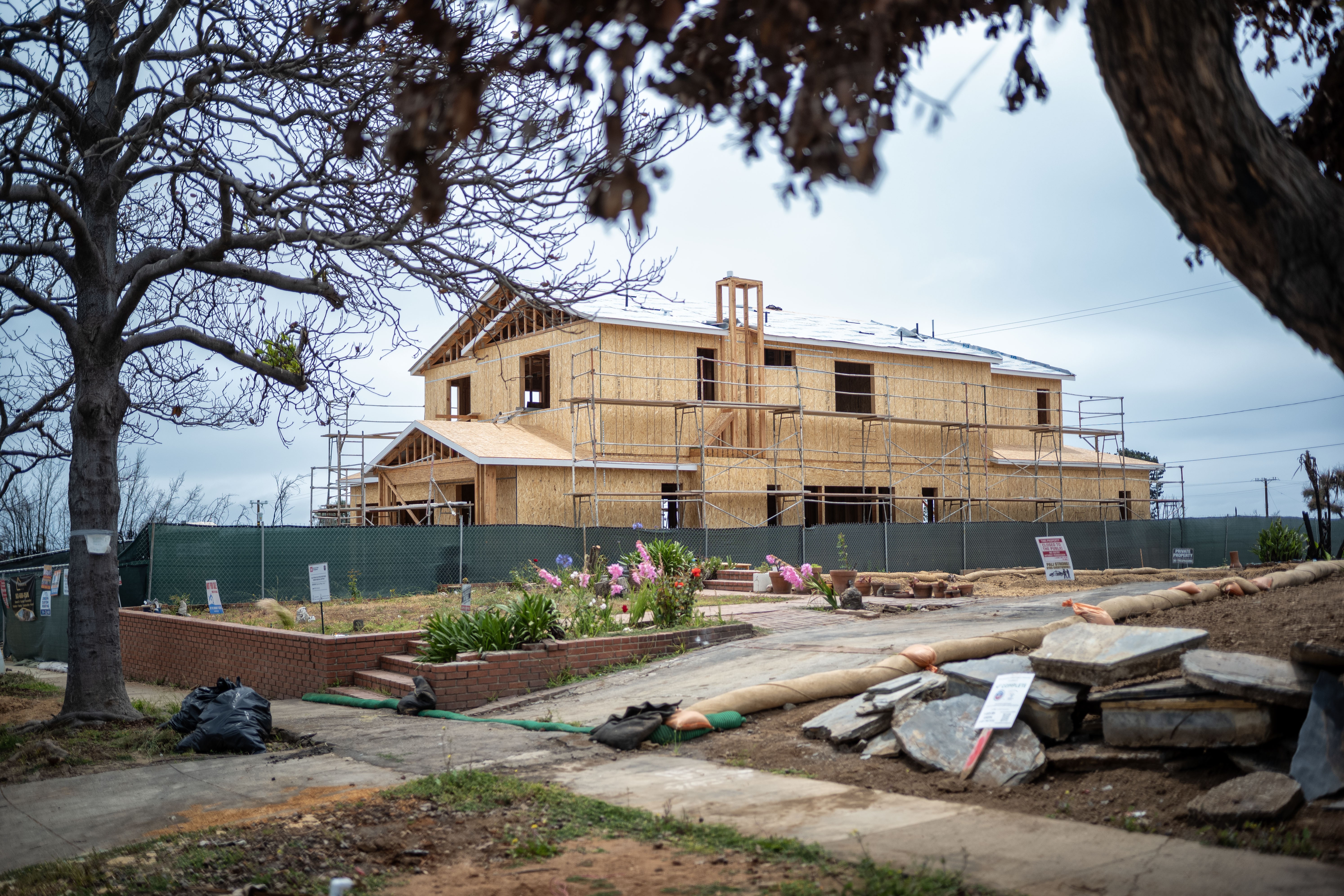 A house, under construction