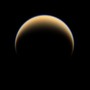 Titan, Saturn's largest moon, as seen by the Cassini spacecraft 