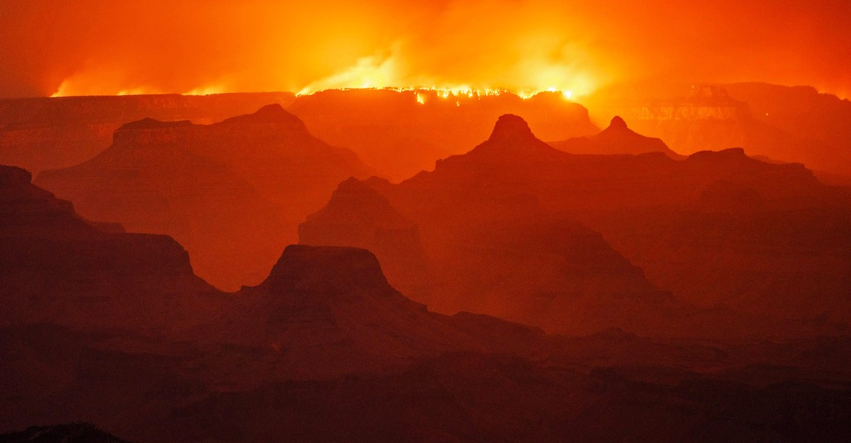 Photos: The Grand Canyon Burns - The Atlantic