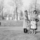 John A. Madison, great-grandson of Dred Scott, points to his ancestor's unmarked grave.