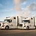 White tractor-trailers