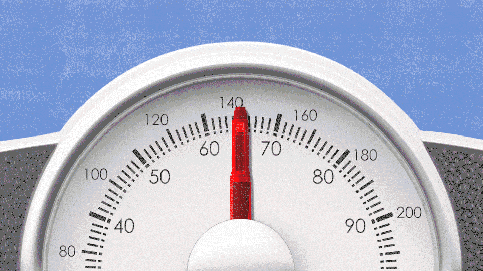 an ozempic pen takes the place of the needle on a scale