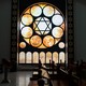 A photo of an empty synagogue