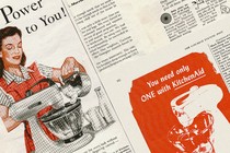 Composite of old KitchenAid ads