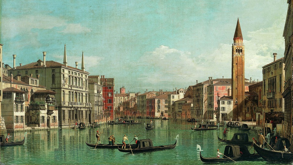 A painting of a historical Venice