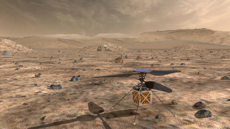 The Mars helicopter