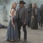 Evan Rachel Wood and James Marsden in 'Westworld'