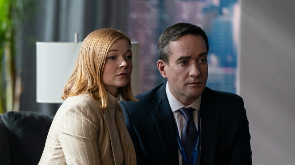 Siobhan Roy and Tom Wambsgans in "Succession"