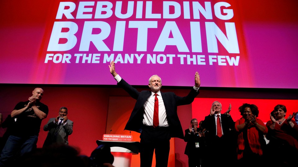 Britain’s Labour Party leader, Jeremy Corbyn