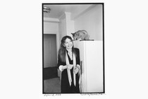 Photo of Diane Keaton with a cat