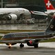 A Royal Jordanian aircraft is seen the Zurich Airport.