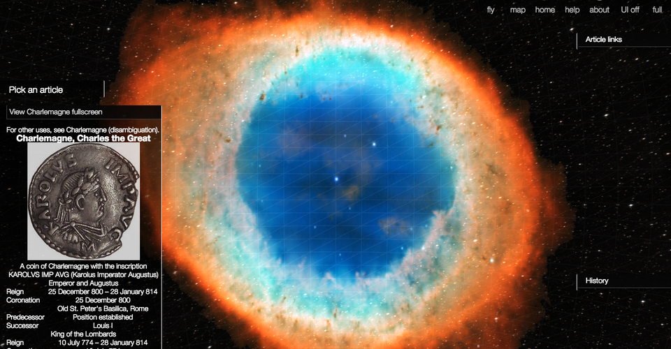 WikiGalaxy: A Visualization of Wikipedia Rabbit Holes - The Atlantic