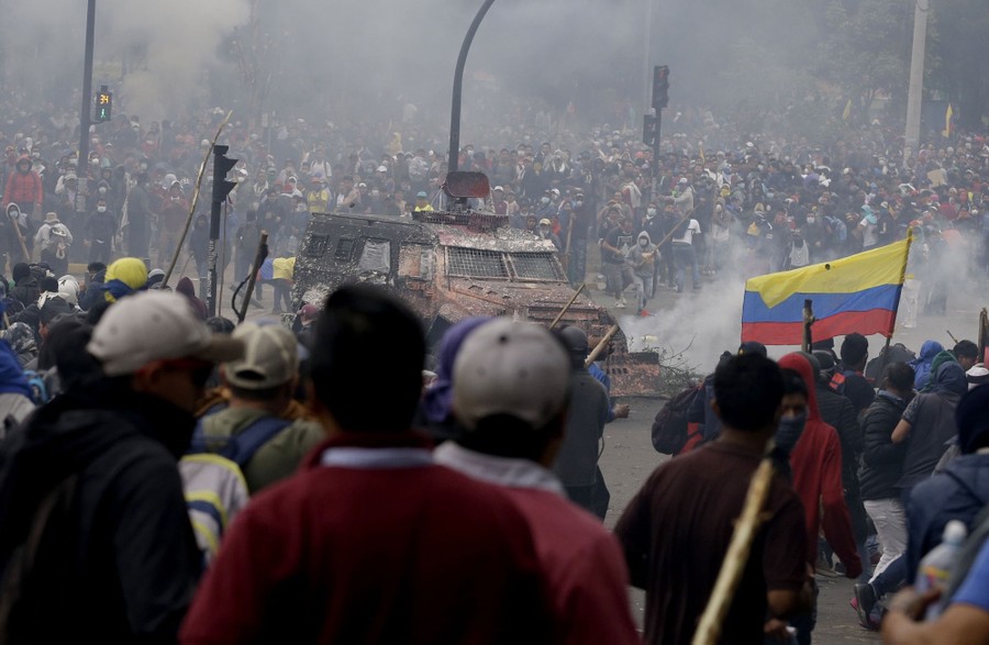 Photos Antiausterity Protests and Strikes in Quito, Ecuador The