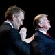 Senator James Lankford claps for US President Donald Trump during the National Prayer Breakfast