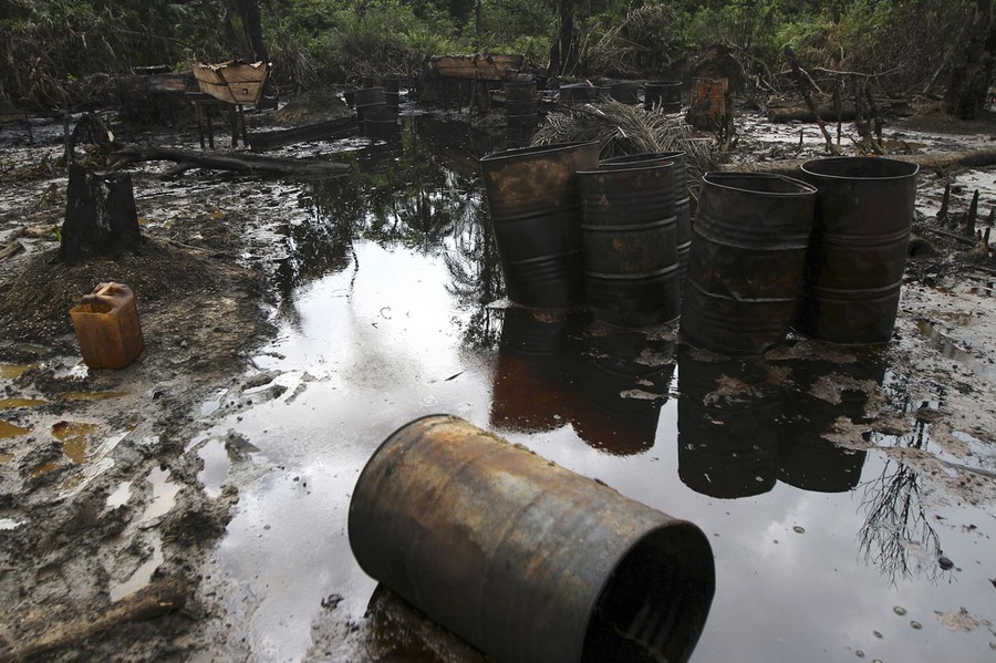 Nigerias Illegal Oil Refineries The Atlantic 8799