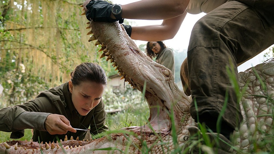 Natalie Portman as a biologist in the film adaptation of 'Annhilation'