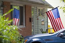 The house of Harold Thomas Martin, a federal government contractor accused of stealing highly classified information, is seen in Glen Burnie, Maryland, on October 5, 2016.