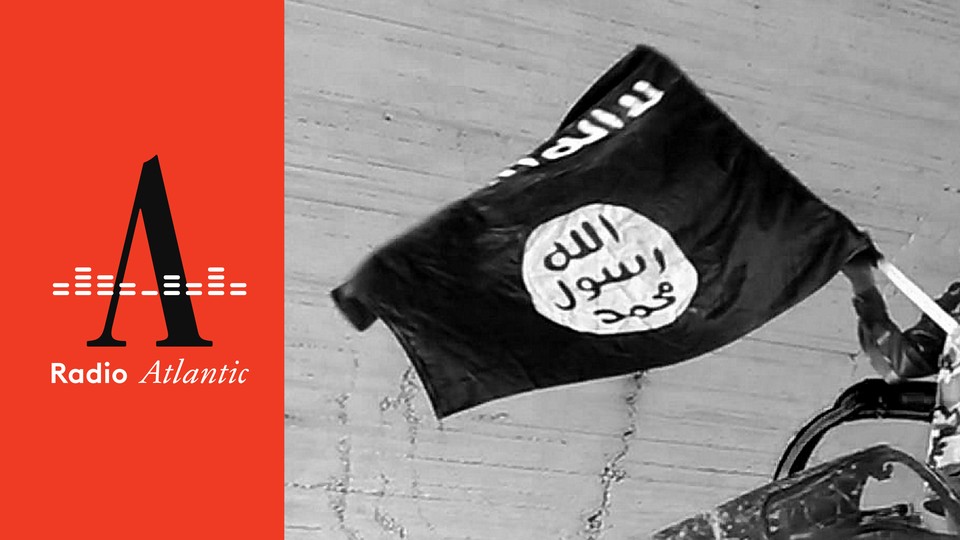 An ISIS flag being waved