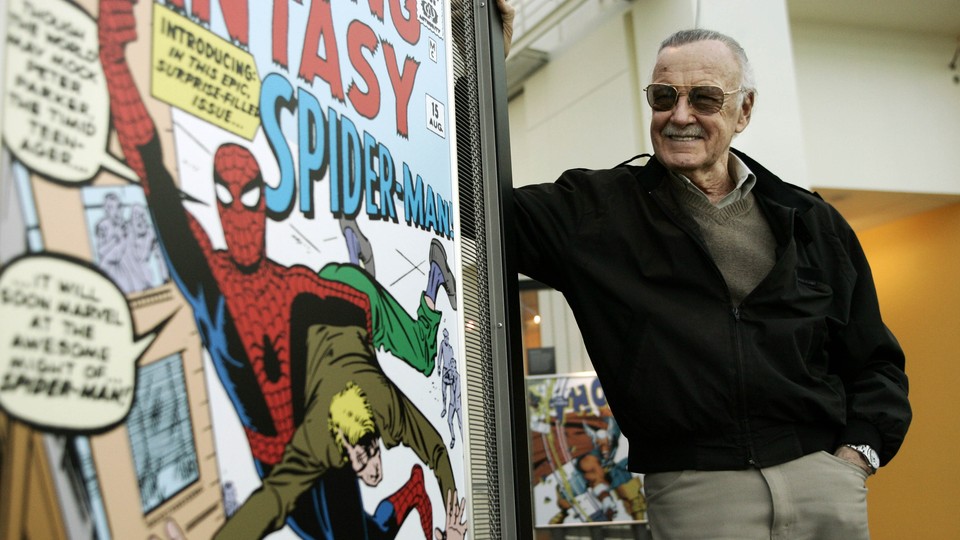 A photo of Stan Lee