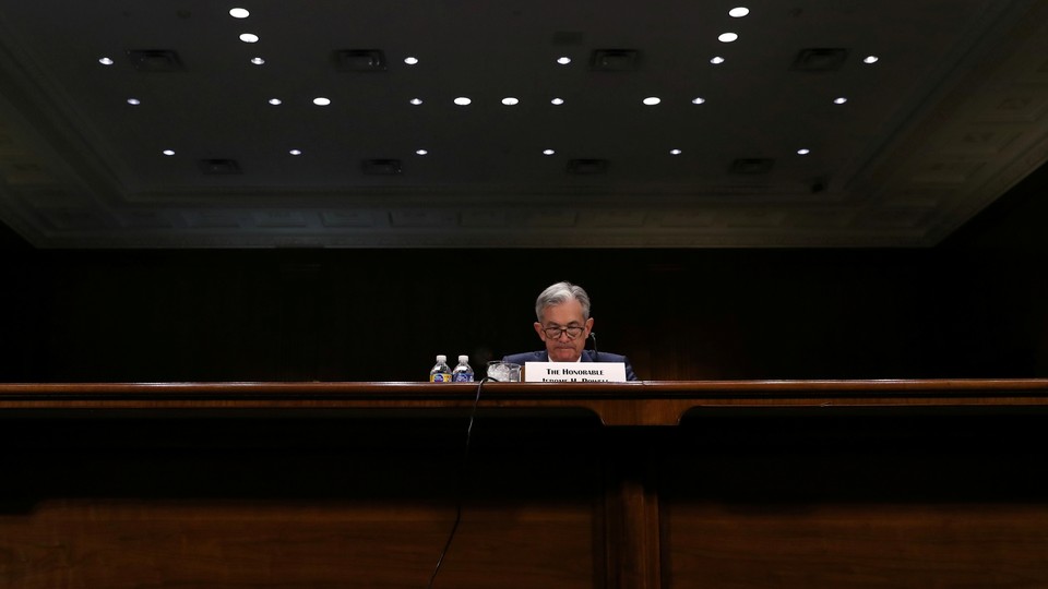 Federal Reserve Chairman Jerome Powell testifies on Capitol Hill on July 11, 2019.