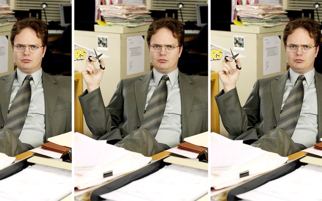 Picture of Dwight Shrute in "The Office"