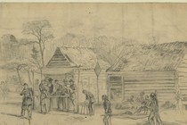 Field hospital on the battlefield at Chancellorsville, May 1863