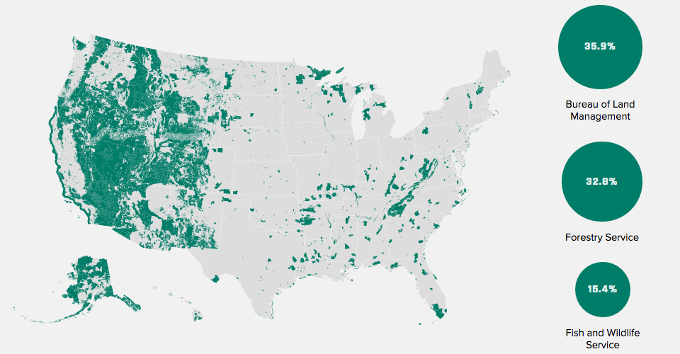 Mapping The Massive And Empty Federal Lands In The American West The Atlantic