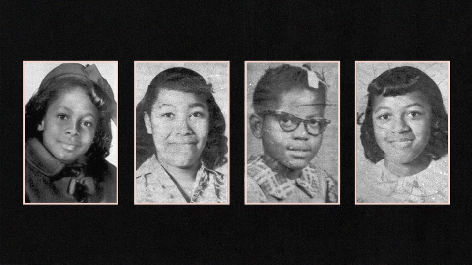 From left: Denise McNair, Carole Robertson, Addie Mae Collins, and Cynthia Wesley, a friend of Freeman Hrabowski.