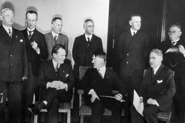 Adolf Hilter and his Cabinet