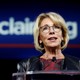 Betsy DeVos speaks at a conference