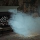 Smoke in the middle of a parlor
