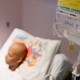 A cancer patient receives chemotherapy.