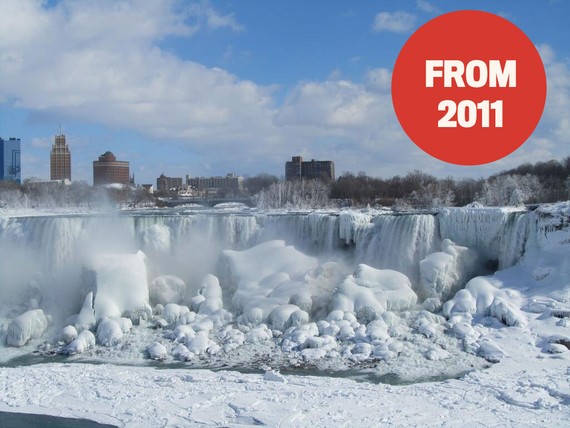 niagara falls froze over