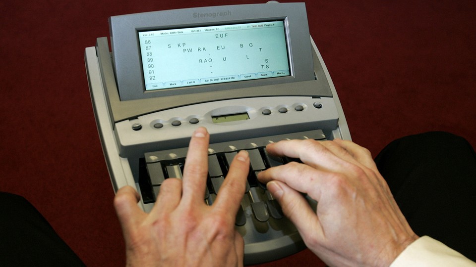 stenographer