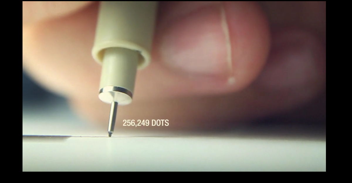 The Creation of a Portrait Made Up of 3.2 Million Ink Dots - The Atlantic