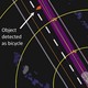 A diagram of the fatal collision between an Uber self-driving car and a pedestrian in Tempe, Arizona