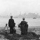An immigrant family at Ellis Island, New York, in 1925.