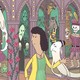 a drawing of fairytale characters