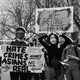 A protest against anti-Asian hate crimes.