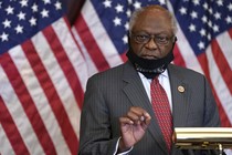 House Majority Whip Jim Clyburn speaks during a news conference about COVID-19